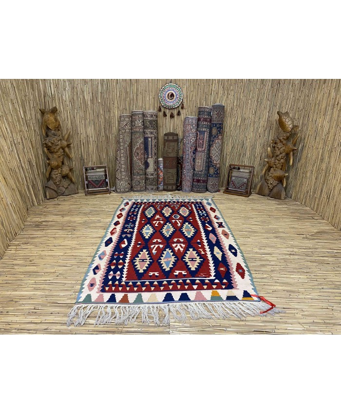 Handmade Turkish Kayseri Acrylic Original Kilim – FREE SHIPPING..!